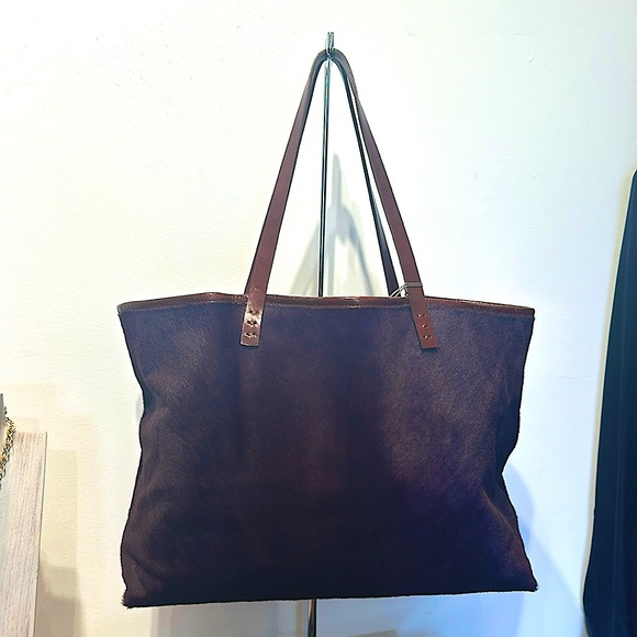 TruTru Coup de Cheveaux Hair Calf Tote - Picture 7 of 7